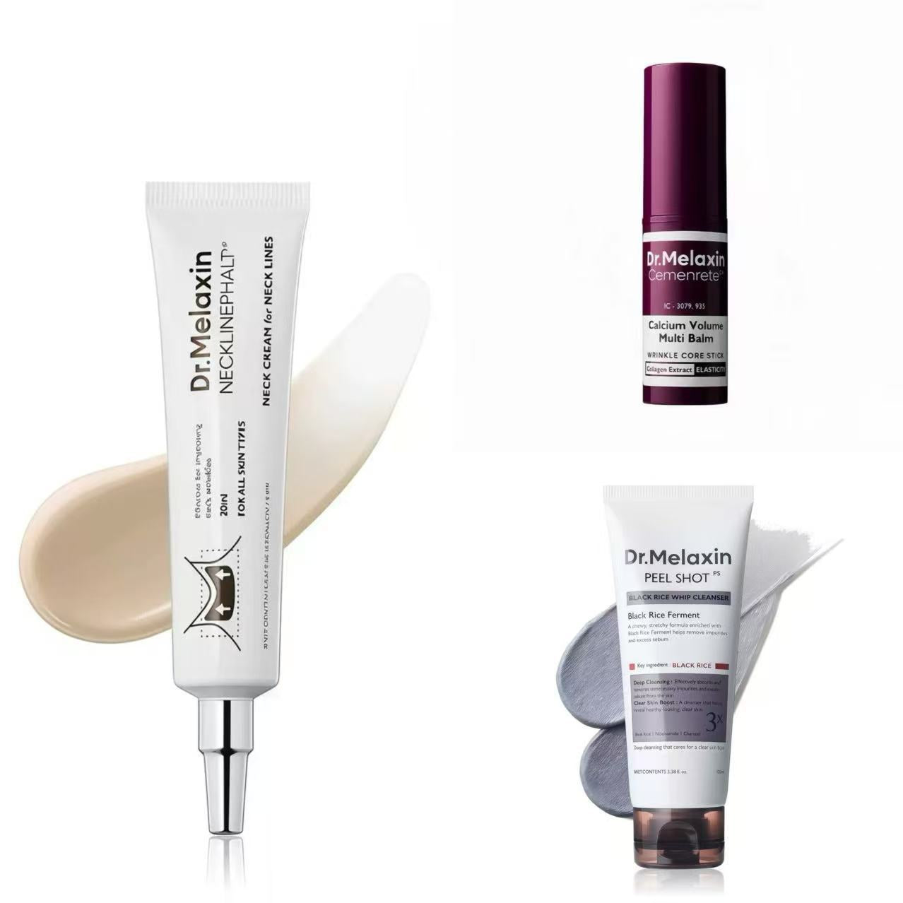 NovaCart Exfoliating Eye & Neck Cream Cleanser Set